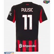Ženski Nogometni dresi AC Milan Christian Pulisic #11 Domači 2025-26 Kratek Rokav